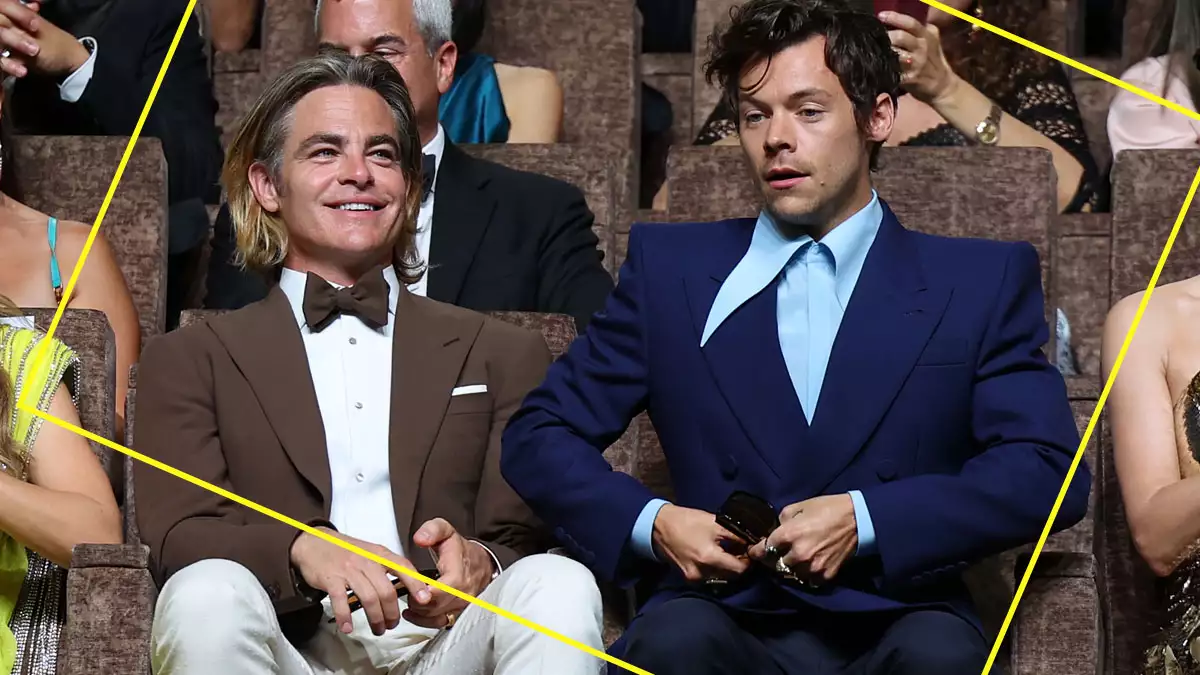Chris Pine por fin explica cómo sucedió el infame escupitajo de Harry Styles.