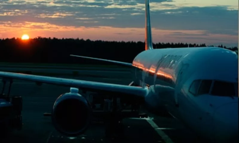 Avion desde el suelo 