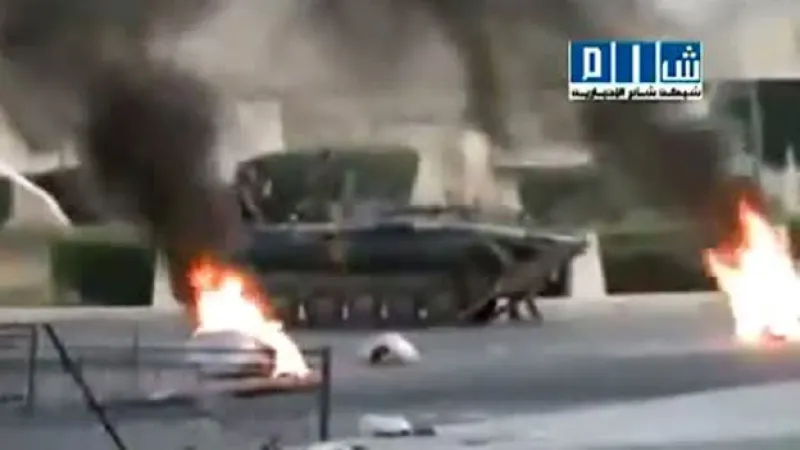 Protestas en Siria