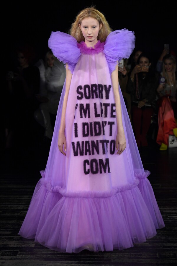 Viktor & Rolf show Haute Couture Fashion Week, Paris, France