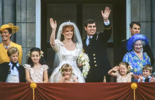 Newlywed Duke & Duchess Of Wessex On A Buckingham Palace Balcony