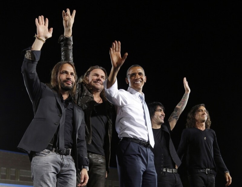 El cuarteto ha tenido una estrecha relación con Barack Obama.