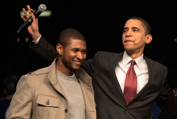 Obama y Usher