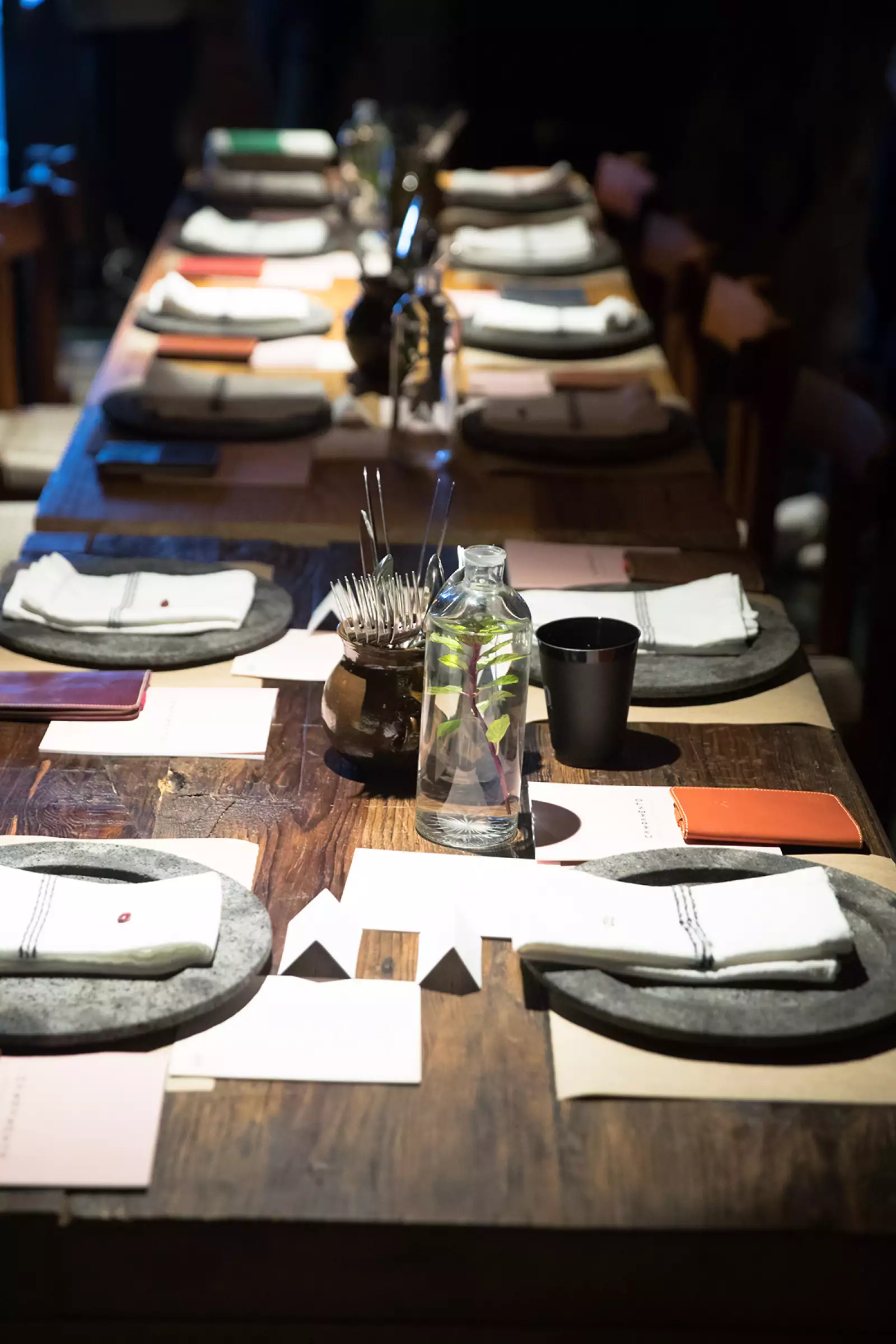 Cena con los miembros del consejo de "Campamento"