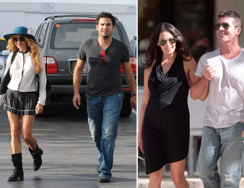 La mexicana y su novio iban caminando por el restaurante The Ivy cuando se encontraron, sin querer, al juez y jefe de la Chica Dorada junto a su pareja.