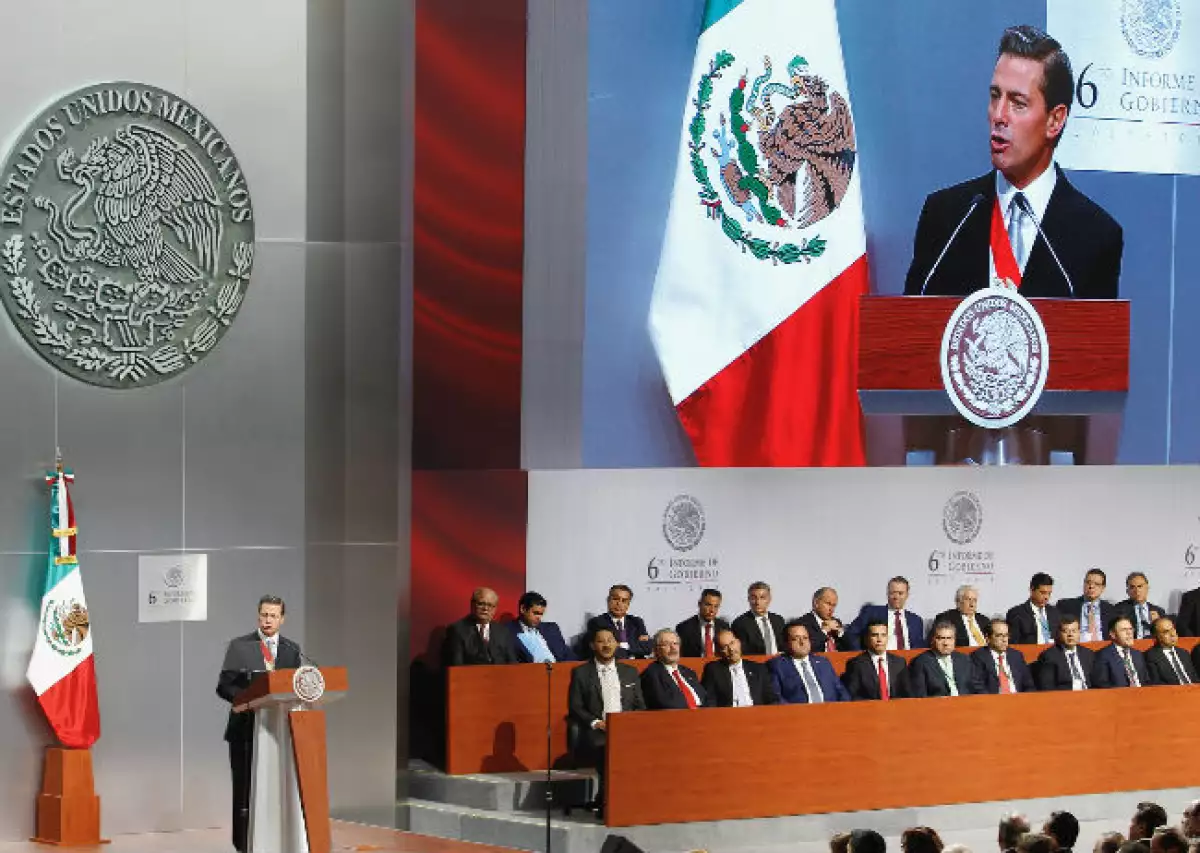 Enrique Pe�a Nieto en su 6o informe de Gobierno