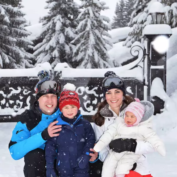 The Duke and Duchess of Cambridge Enjoy Skiing Holiday