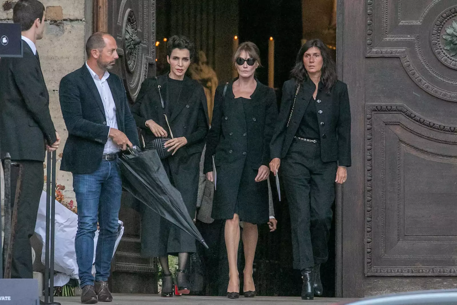Peter Lindbergh's Funerals At Eglise Saint Sulpice In Paris
