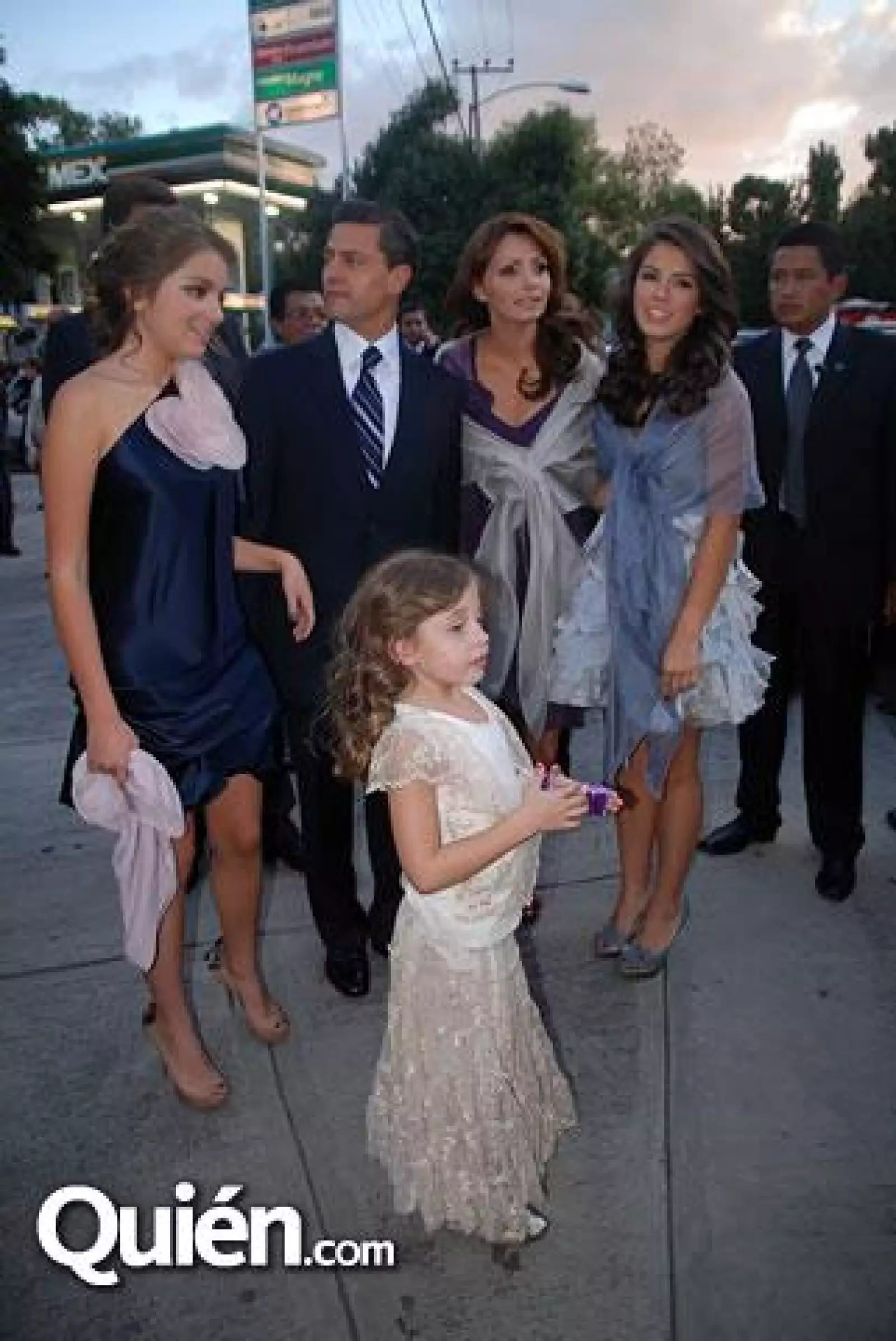 Sofía Castro,Regina Castro,Enrique Peña Nieto,Angélica Rivera,Paulina Peña