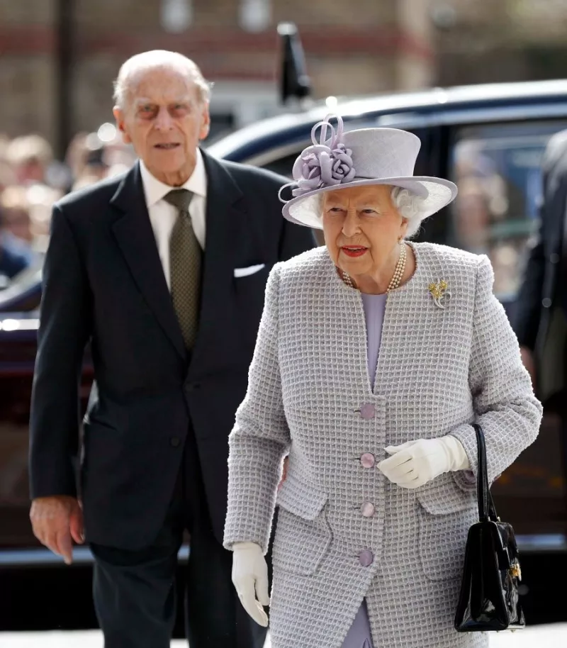 Reina Isabel II y el duque de Edimburgo