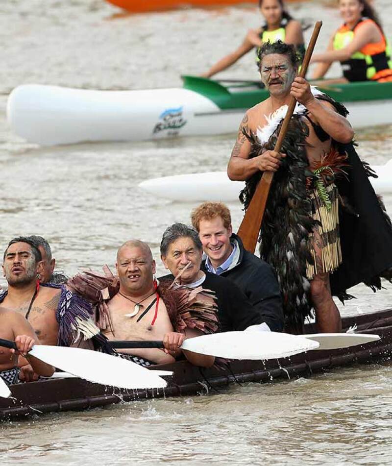 Harry se dijo agradecido con la oportunidad de remar con los guerreros.