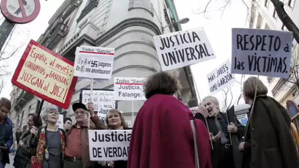 baltasar garzon manifestaciones apoyo