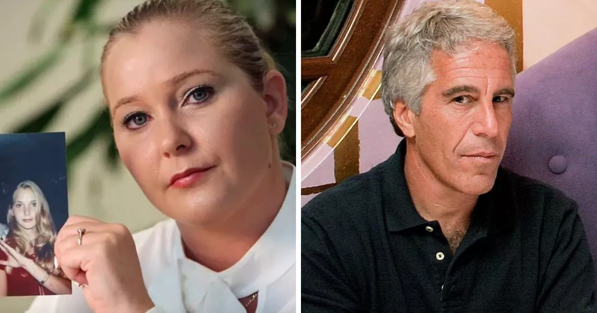 Virginia Giuffre y Jeffrey Epstein