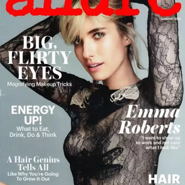 Allure: Emma Roberts sorprende luciendo súper sexy en un vestido de Gucci Resort 2016.