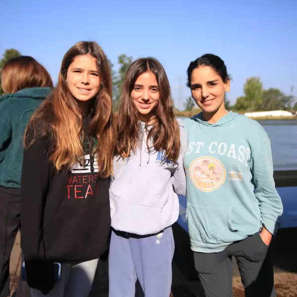 Julianna Cobo, Andrea Sordo y Lourdes Arce 
