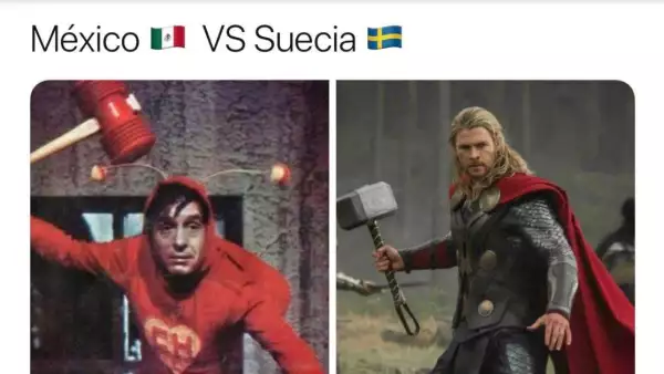 México contra Suecia