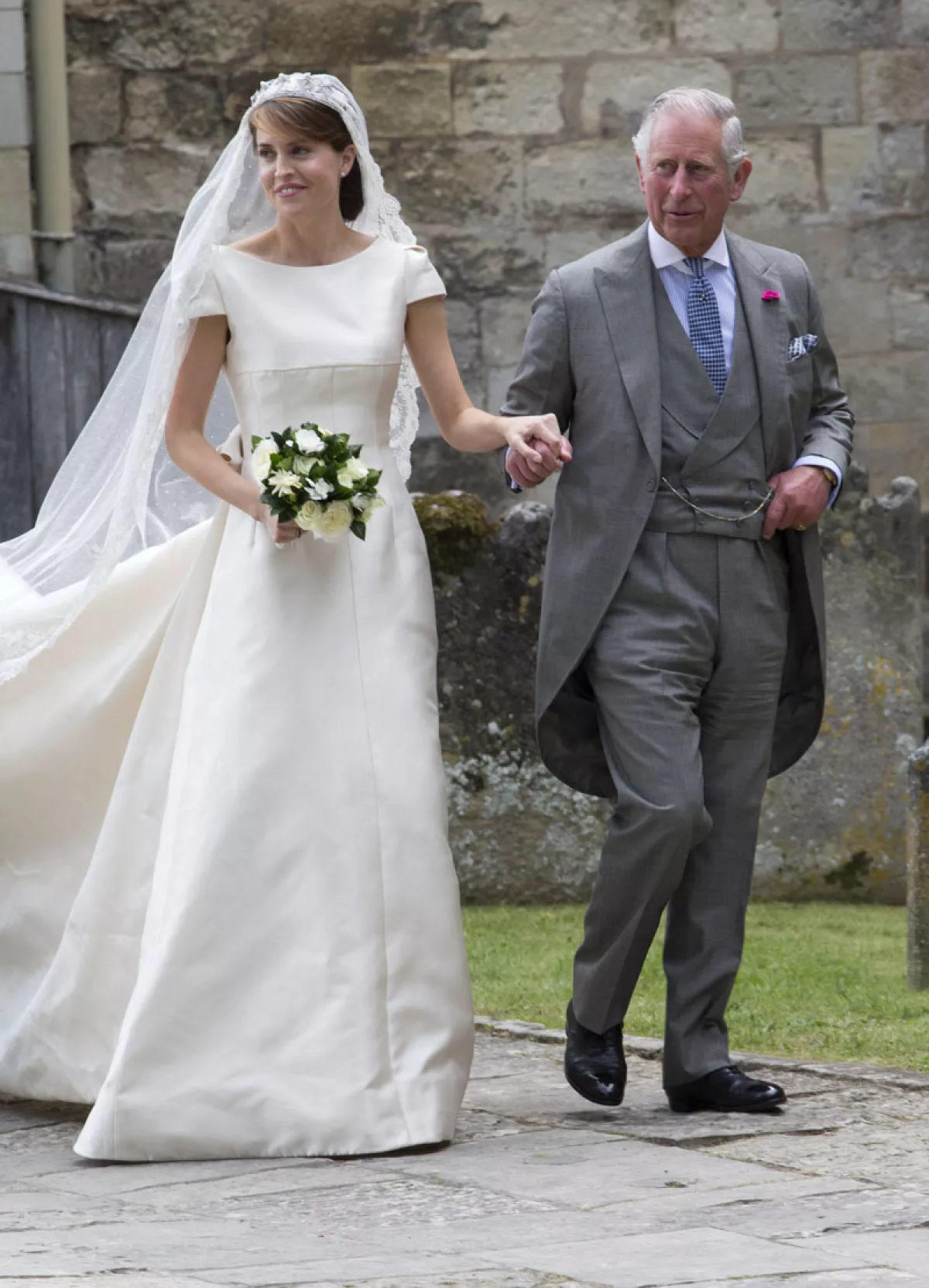 Wedding of Alexandra Knatchbull and Thomas Hooper, Romsey Abbey,  Hampshire, UK - 25 Jun 2016
