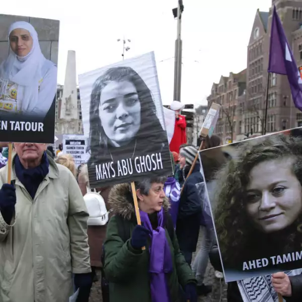 International Women's Day Protest In Amsterdam