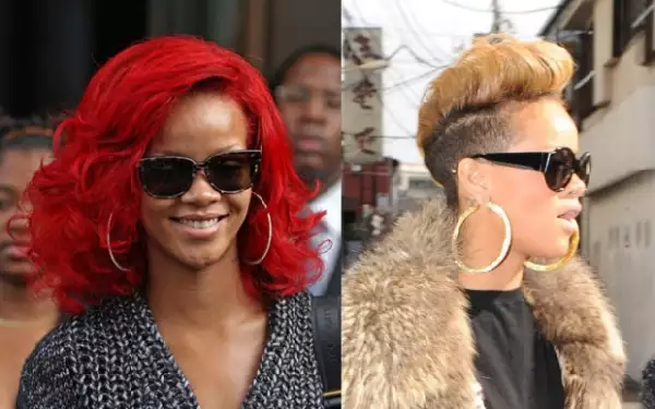 Para Rihanna el cambio de look en el pelo es el pan de cada día.