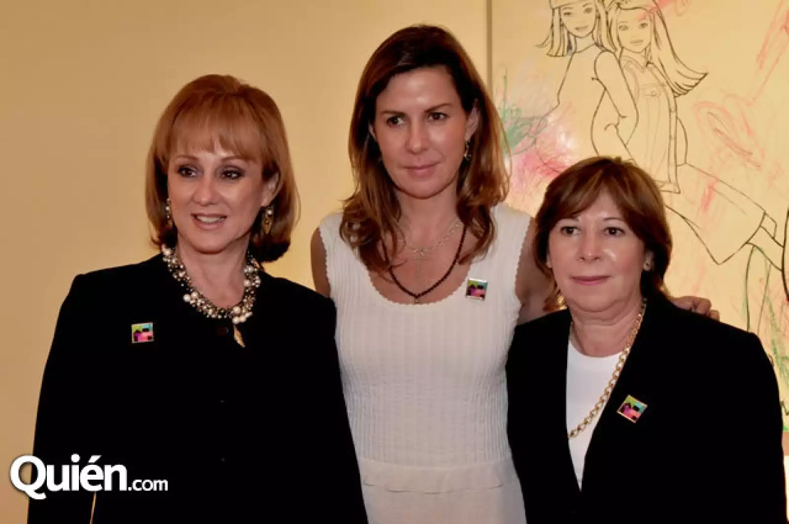 Nina Zambrano, Bárbara Garza Laguera de Braniff y Rosa María Rodríguez Garza