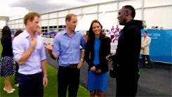 Principe William y Harry.