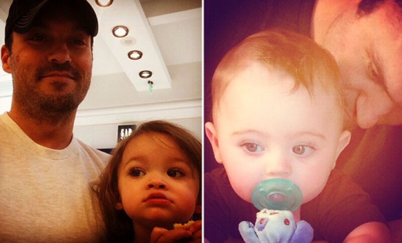 Fue Brian Austin Green el primero en hacer públicas fotos de los adorables Noah y Bodhi.