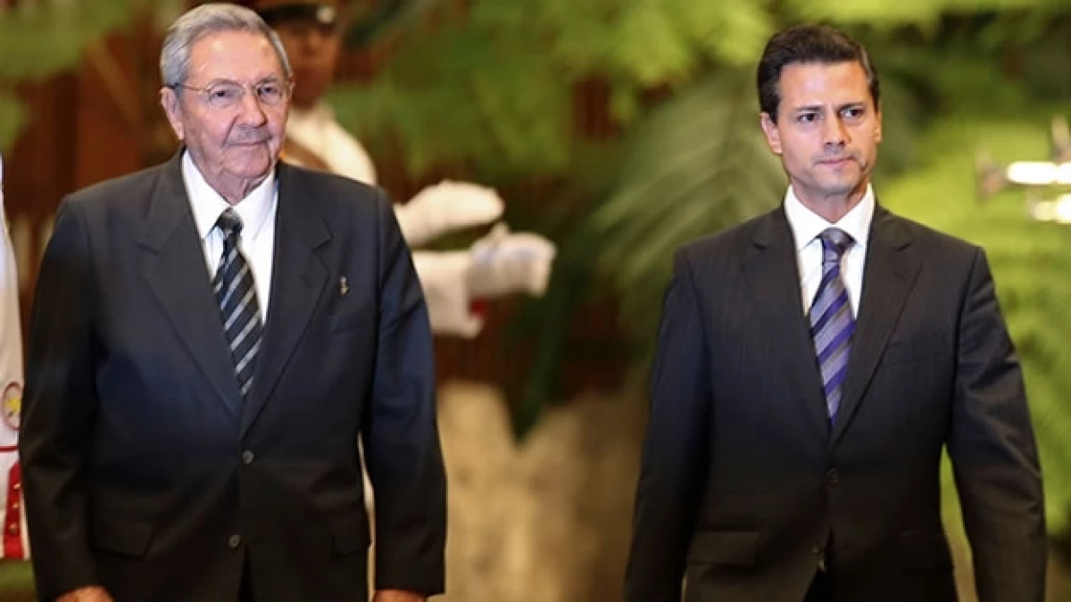 raul castro, enrique pena nieto