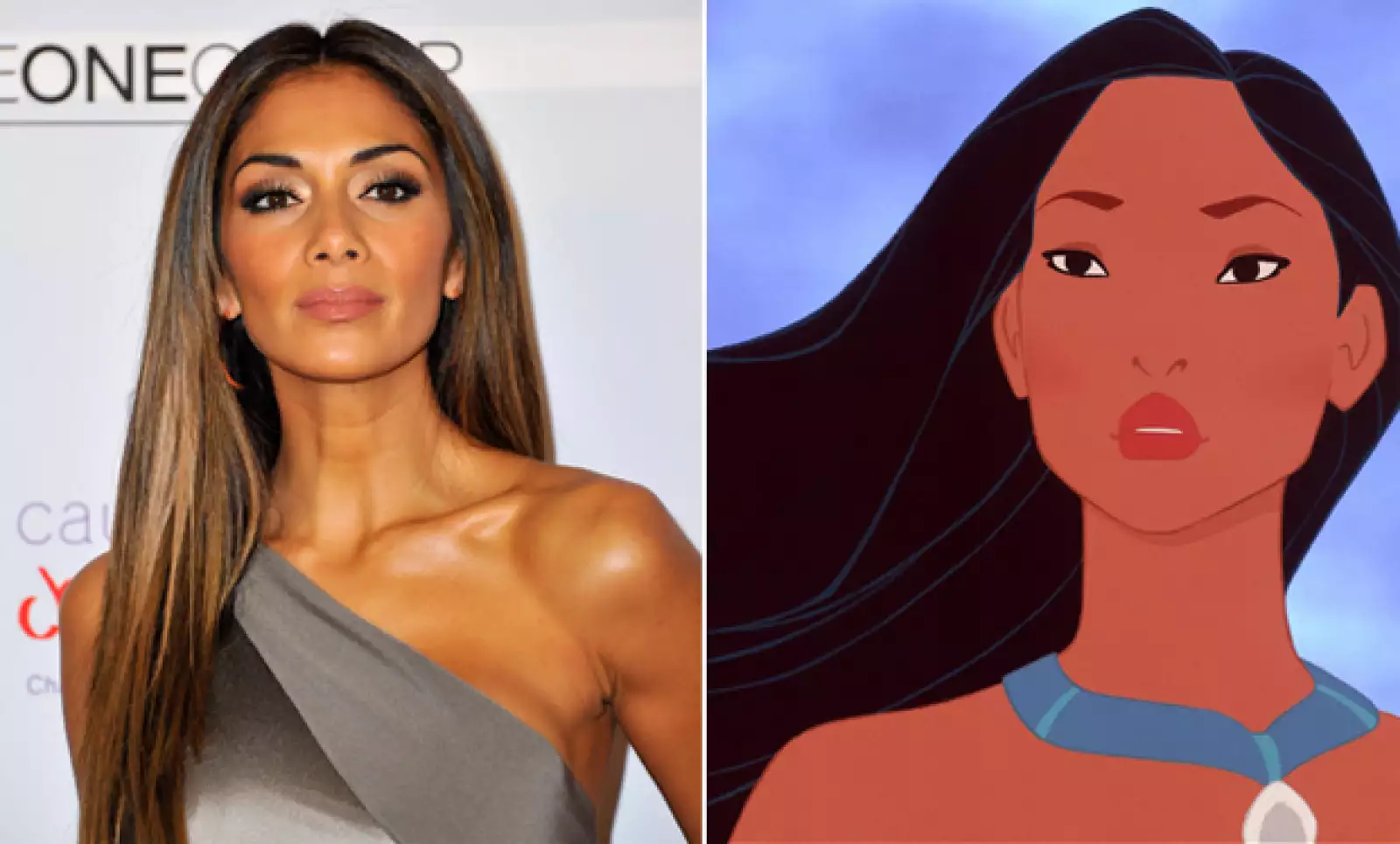 La belleza exótica siempre es bien recibida por los hombres; si John Smith viviera, seguro se enamoraría de Nicole Scherzinger.