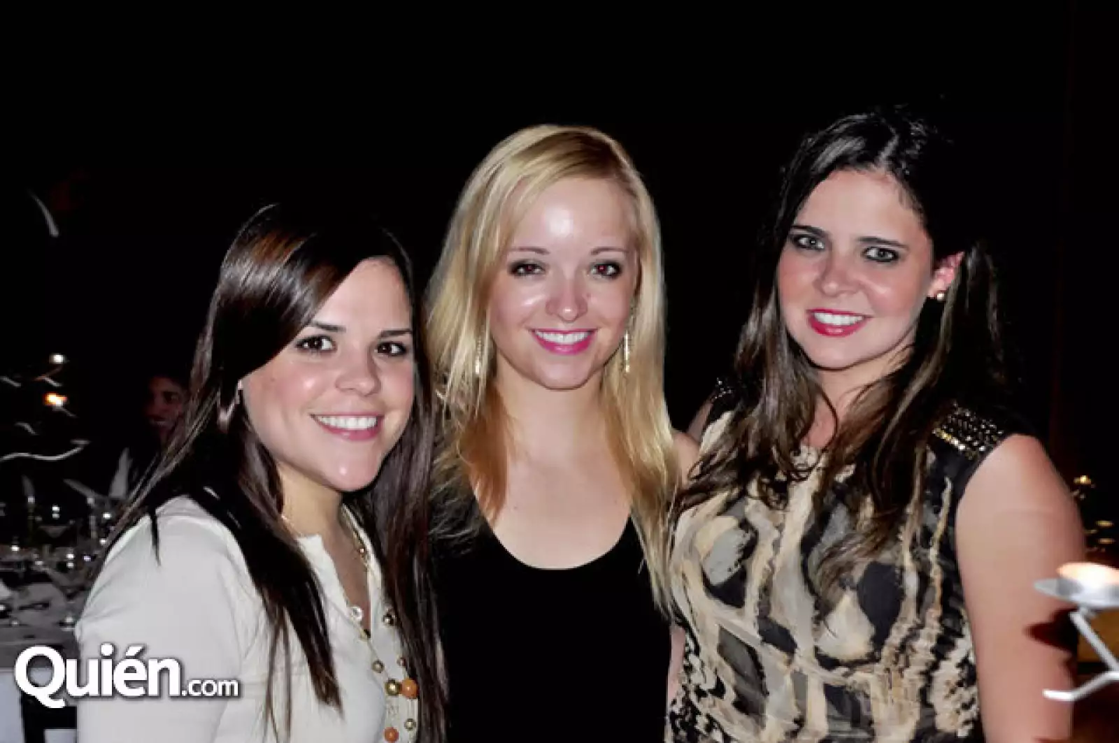 Marcela Yturria, Bárbara Hinojosa y Renata Lanfranchi