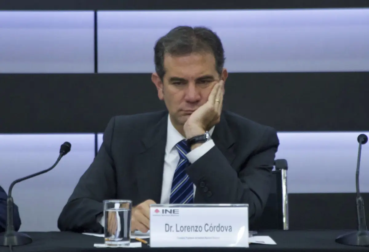 Lorenzo Córdova, consejero presidente del Instituto Nacional Electoral.