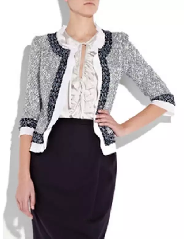 Saco 3/4 de Oscar de la Renta.
