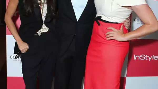 La actriz asistió al lanzamiento del show de TV `The Conversation´ el día de ayer, durante le evento lucía muy sonriente.