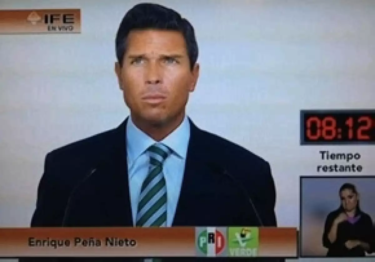 El candidato del PRI a la presidencia de la República logró ser trending topic en Twitter luego del debate… pero por su bronceado.