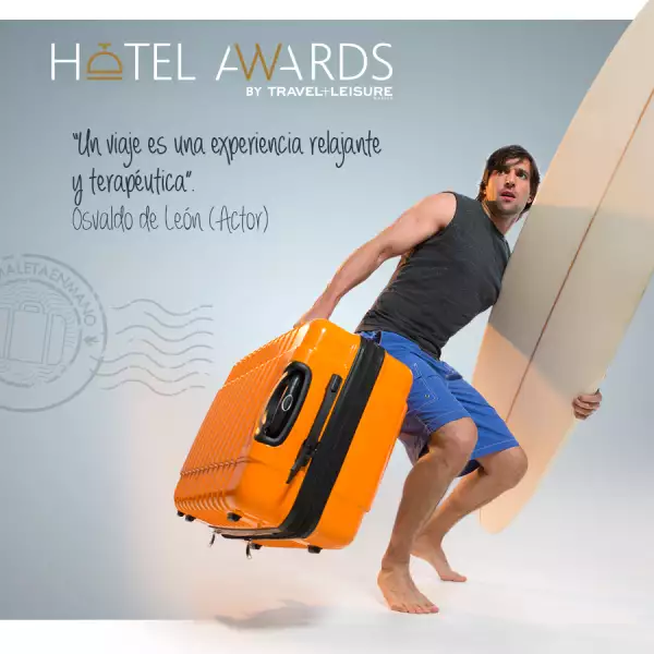 Osvaldo de León, actor. #ConMaletaEnMano
