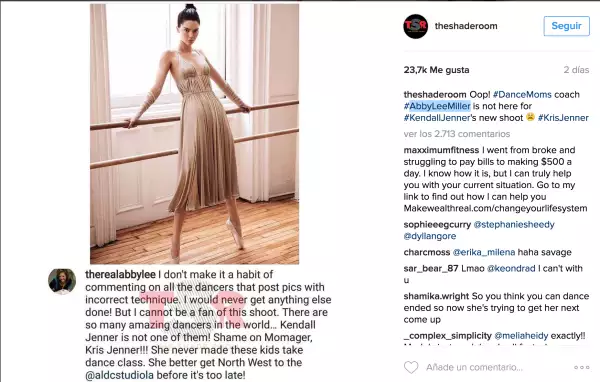 Abbey Lee Miller post
