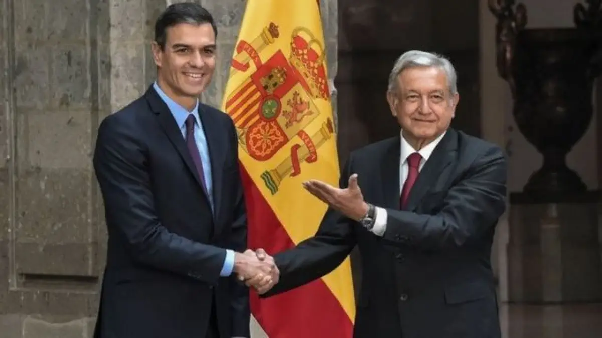 Obrador y el presidente de España