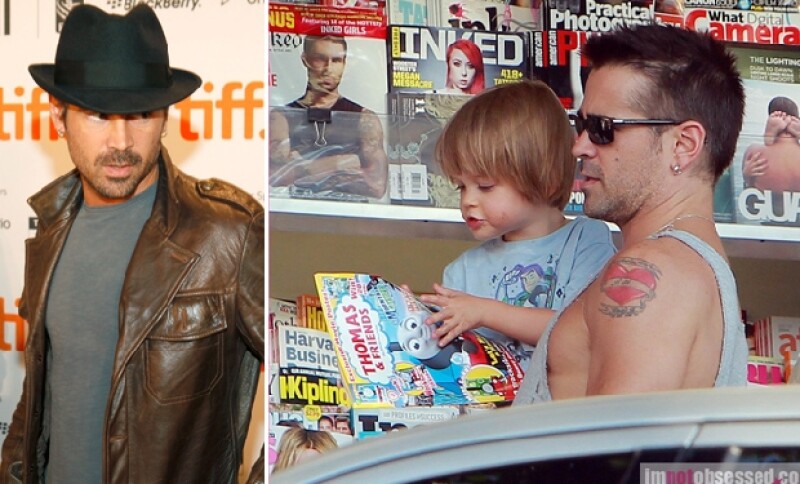 Colin Farrell es uno de los `bad boys´que logró superar sus adicciones y formar una familia.
