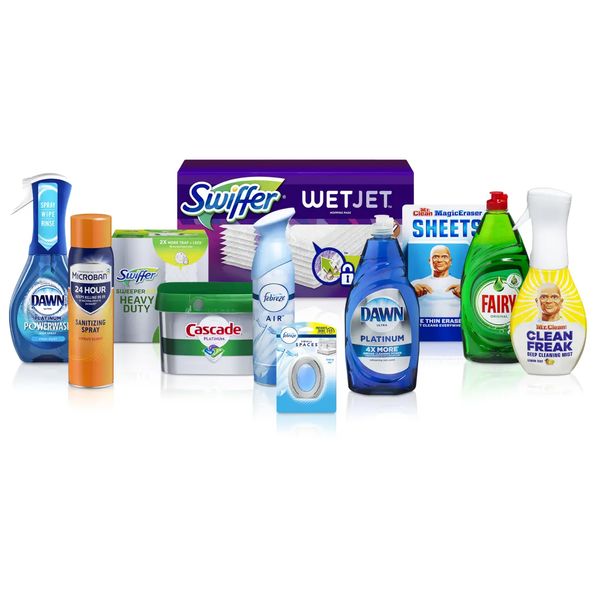 Productos para el cuidado del hogar de P&G. (Cortesía)