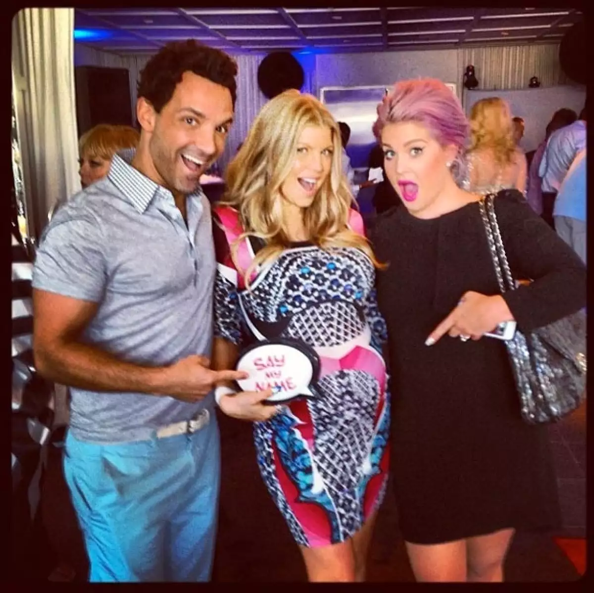 George, Fergie y Kelly.