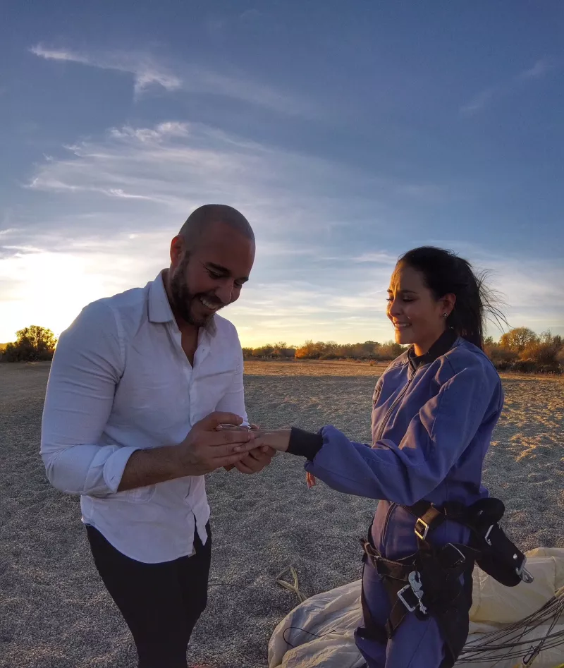 Kai Parlange y Elsa Ortiz 