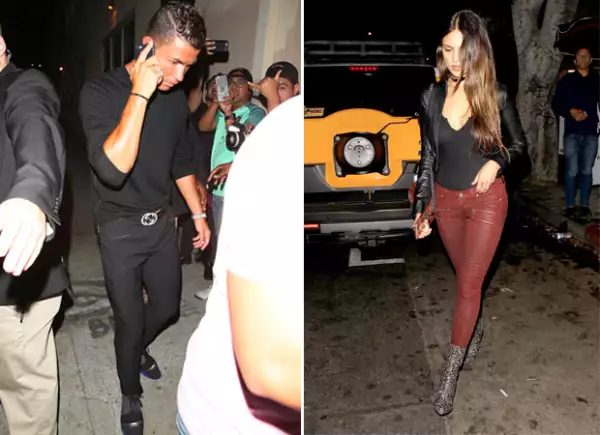 Eiza y Cristiano fueron vistos juntos en el nightclub Warwick en Hollywood.