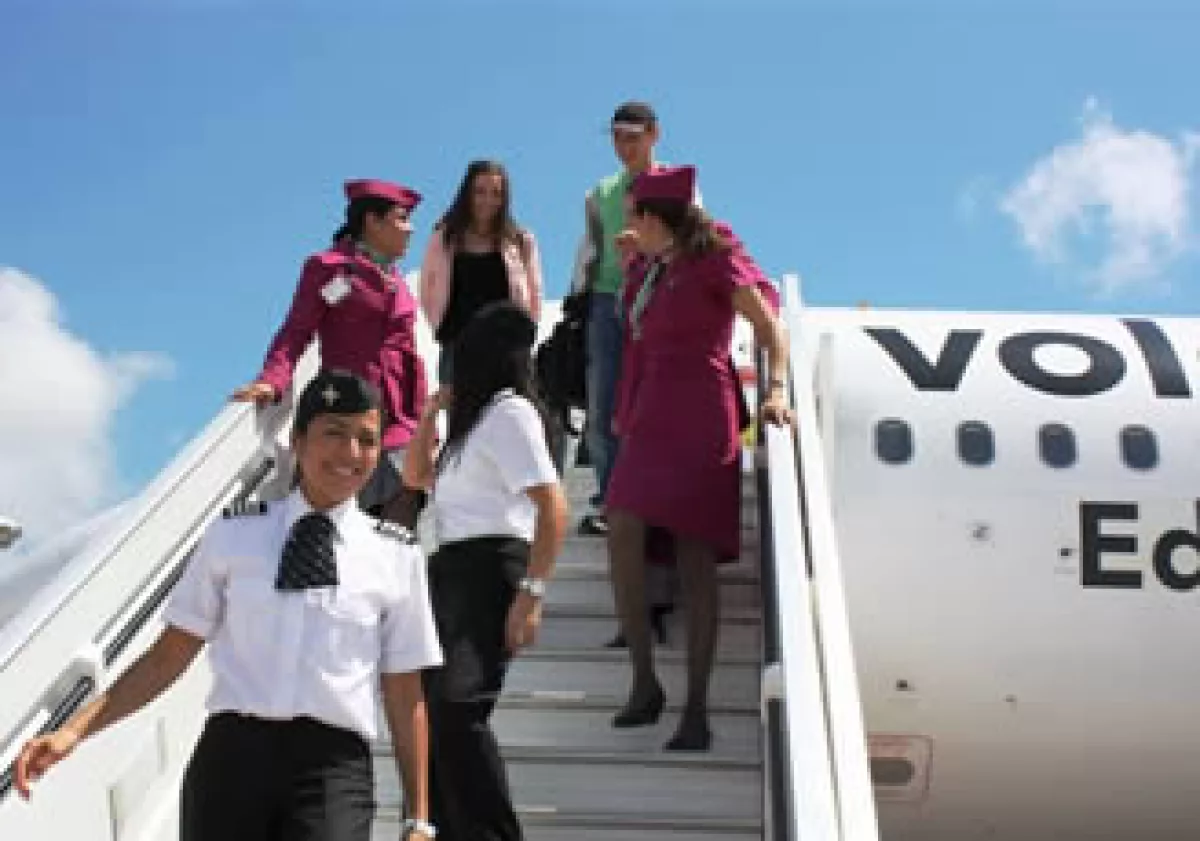 Volaris incorporó 7 nuevas aeronaves a su flota. (Foto: Cortesía Volaris)