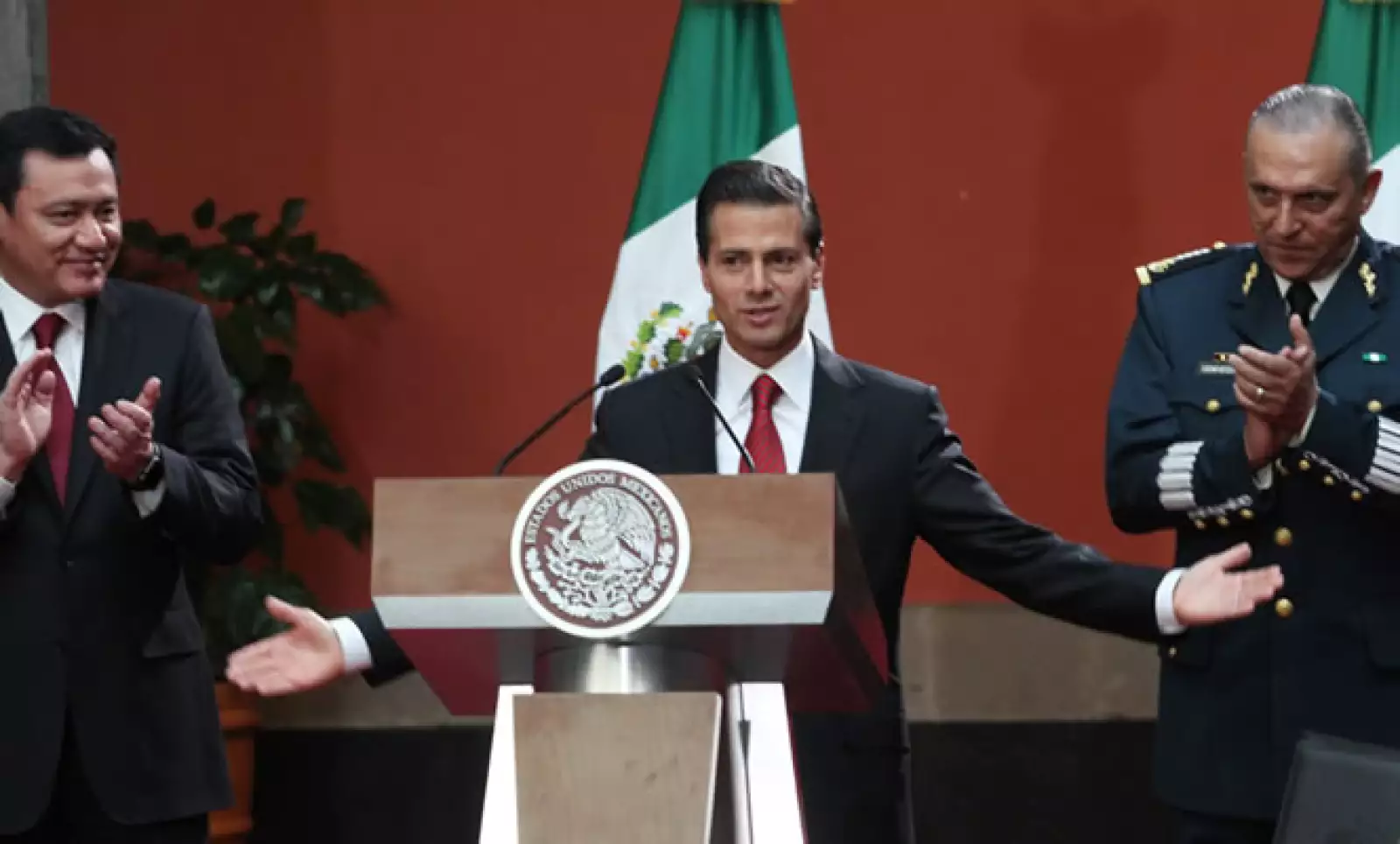 El mandatario  dijo que la localización, seguimiento y recaptura del narcotraficante son "resultado del trabajo conjunto de las corporaciones de inteligencia, seguridad y procuración de justicia" de México.