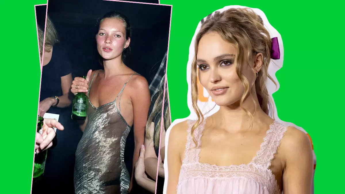 Lily Rose-Depp le rinde tributo a la ex de su papá, Kate Moss en este icónico look.
