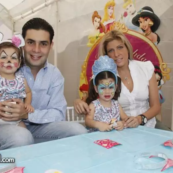 Pamela y Jesús Sesma con Paulina Díaz Ordaz y Paulina Sesma