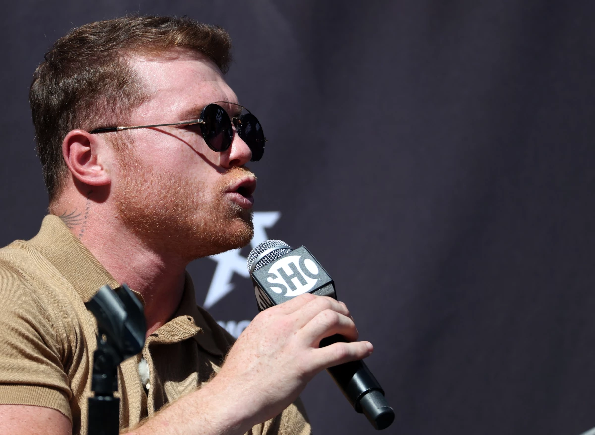 Canelo Alvarez v Caleb Plant - Press Conference