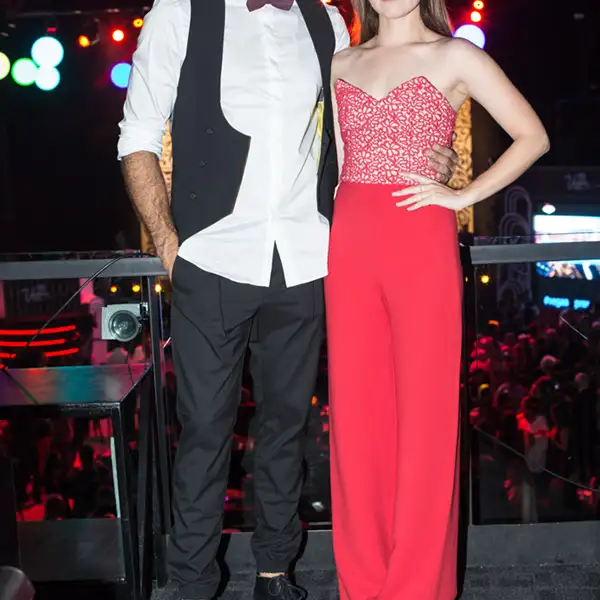 Jose Pablo Minor y Natasha Dupeyron