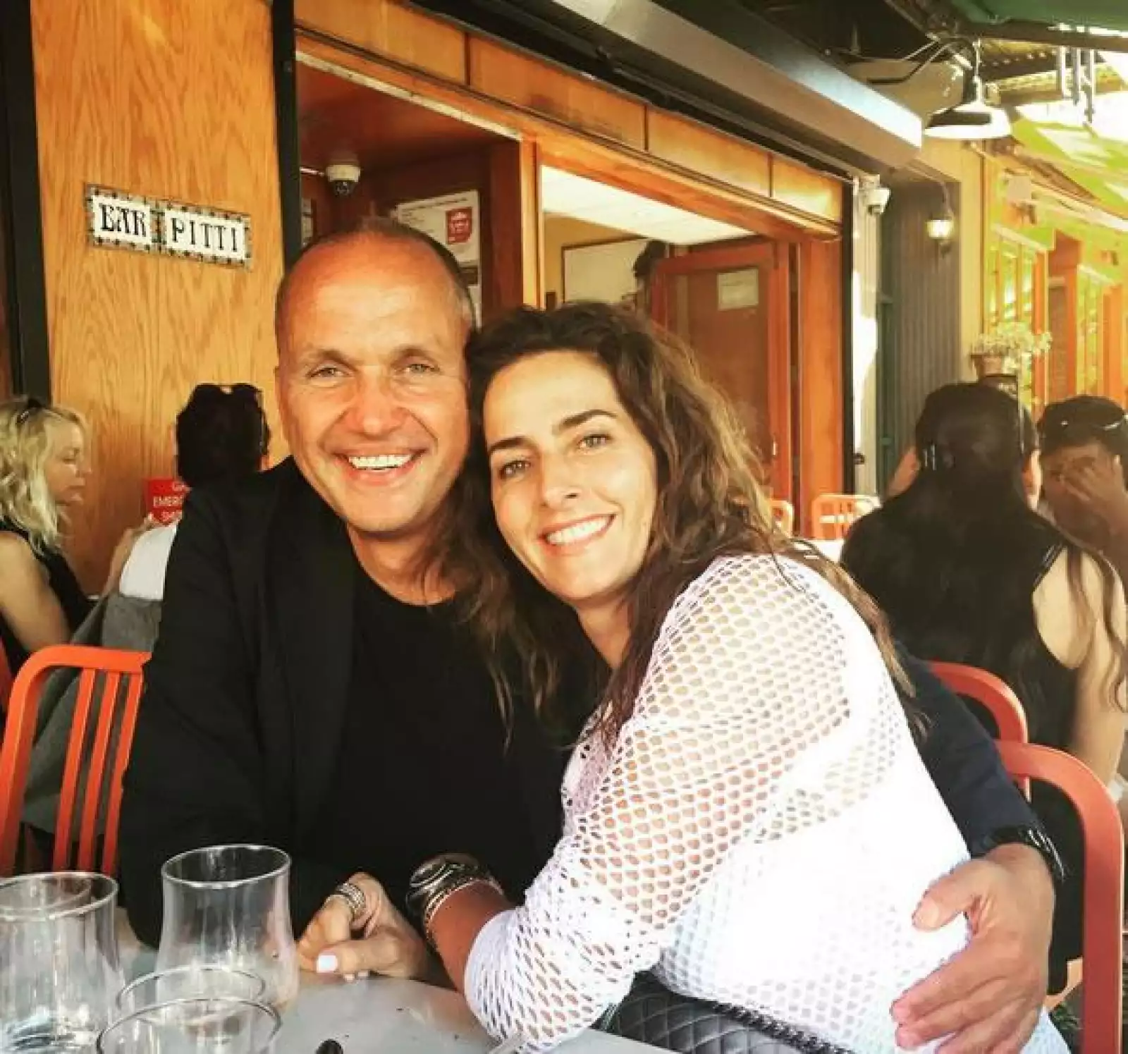 Carlos Couturier y Paola Saad