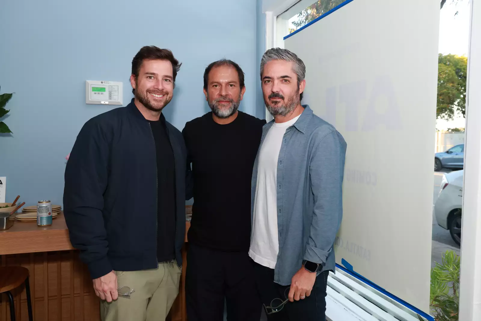 Santiago Pérez, Chef Enrique Olvera y Alonso de Garay 