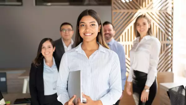 Grupo de mujeres emprendedoras.